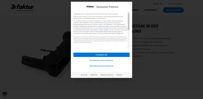 Screenshot of 3Faktur GmbH