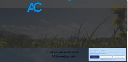 Screenshot of AC-Umwelttechnik