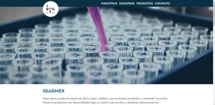 Screenshot of Industria Química Admex, S.A. de C.V.