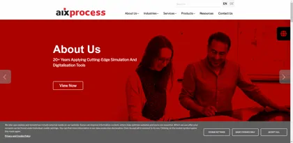 Screenshot of aixprocess GmbH