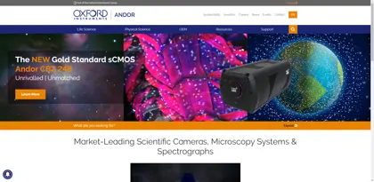 Screenshot of Andor Technology PLC
