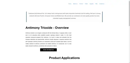 Screenshot of China Antimony Chemicals Co., Ltd.