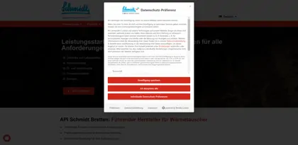 Screenshot of API Schmidt-Bretten GmbH & Co. KG
