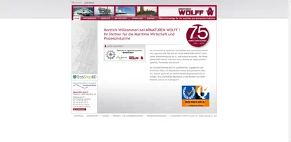 Screenshot of Friedrich H. Wolff GmbH & Co. KG