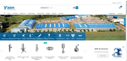 Screenshot of Armaturenwerk Hötensleben GmbH