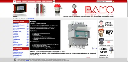 Screenshot of BAMO Mesures SAS