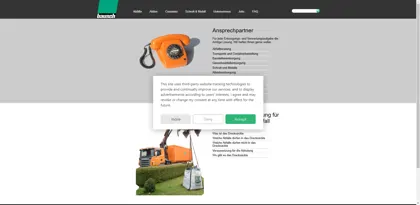 Screenshot of Bausch GmbH