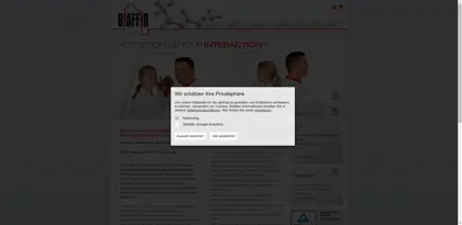 Screenshot of Biaffin GmbH & Co KG