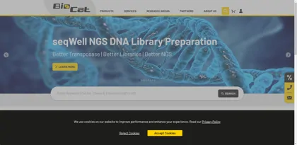 Screenshot of BioCat GmbH