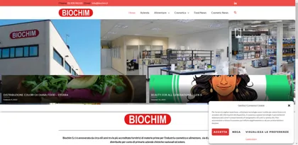 Screenshot of Biochim S.r.l.
