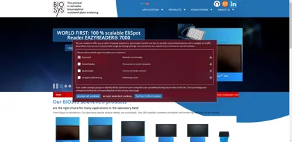 Screenshot of Bio-Sys GmbH