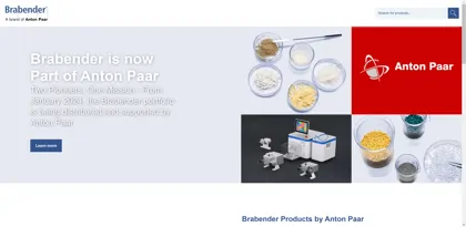 Screenshot of Brabender Messtechnik GmbH & Co. KG