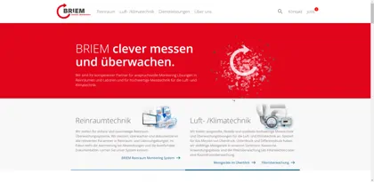 Screenshot of Briem Steuerungstechnik GmbH