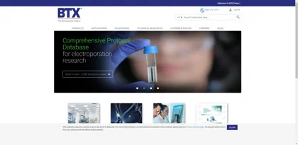 Screenshot of BTX, Inc.