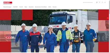 Screenshot of Buchen UmweltService GmbH