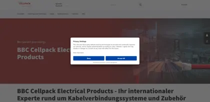 Screenshot of Cellpack GmbH