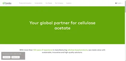 Screenshot of Cerdia International GmbH