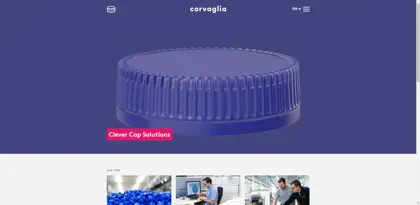 Screenshot of Corvaglia AG