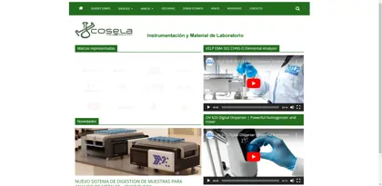 Screenshot of Cosela S.L.