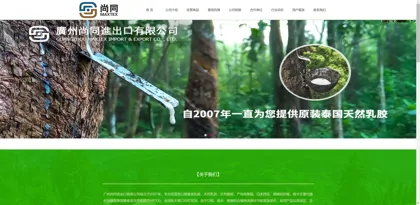 Screenshot of Guangzhou Shangtong Import and Export Co., Ltd.