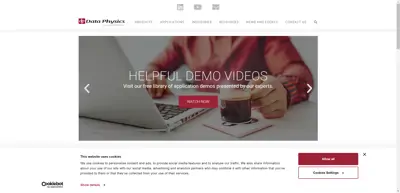Screenshot of Data Physics (Deutschland) GmbH