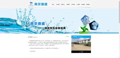 Screenshot of Nanjing Desheng Silicone Materials Co., Ltd.