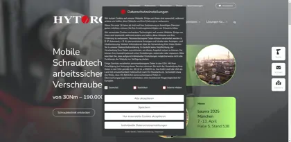 Screenshot of devotec GmbH