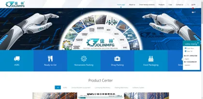 Screenshot of Dalian Jialin Equipment Manufacturing Co., Ltd