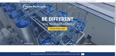 Screenshot of Deutsche Ölwerke Lubmin GmbH