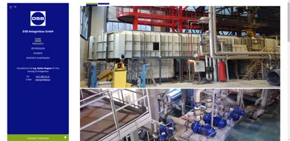 Screenshot of DSB Anlagenbau GmbH