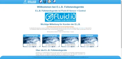 Screenshot of E.L.B. Füllstandsgeräte Bundschuh GmbH & Co KG