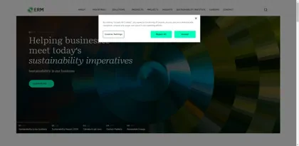 Screenshot of ERM GmbH