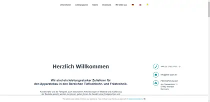 Screenshot of FEST-SPAN Mechanische Bearbeitung und Fertigung GmbH
