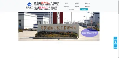Screenshot of Haian County Guoli Chemical Co., Ltd