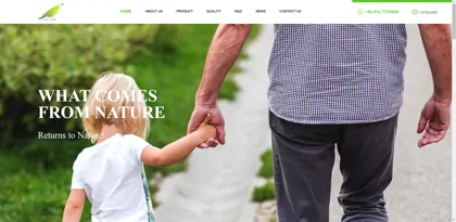 Screenshot of Sichuan Xinhuakang Biotechnology Co., Ltd.