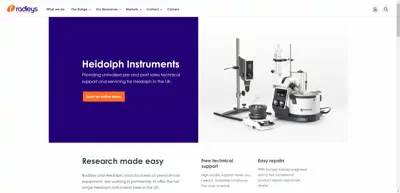 Screenshot of Heidolph UK