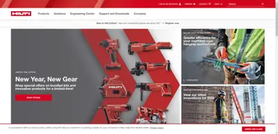 Screenshot of Hilti AG
