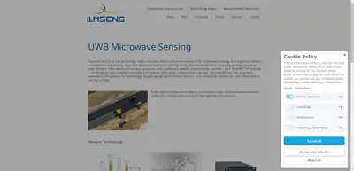 Screenshot of Ilmsens GmbH