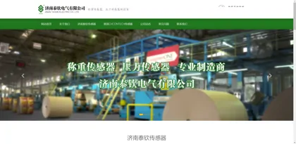 Screenshot of Jinan Taiqin Electric Co., Ltd.