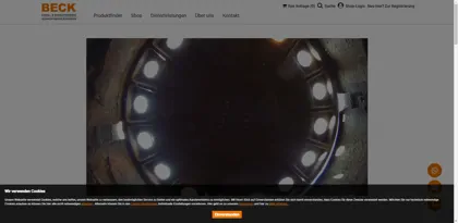 Screenshot of Beck GmbH