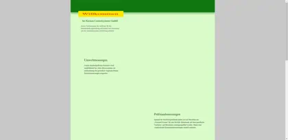 Screenshot of Kirsten Controlsystems GmbH