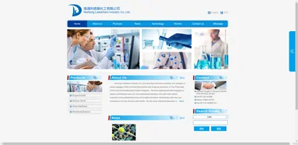 Screenshot of Nantong Lidekang Chemical Co., Ltd.