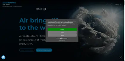 Screenshot of Mannesmann Demag AG