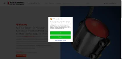 Screenshot of Eugen Mickenhagen GmbH&Co.KG