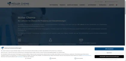 Screenshot of H. Möller GmbH & Co.
