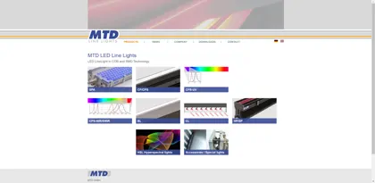 Screenshot of MTD GmbH