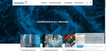 Screenshot of MUT - Tschamber Misch- u. Trenntechnik GmbH
