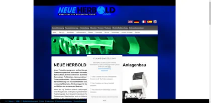 Screenshot of Neue Herbold Maschinen- und Anlagenbau GmbH