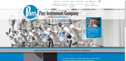 Screenshot of Parr Instrument (Deutschland) GmbH