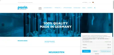 Screenshot of PERRIN GmbH